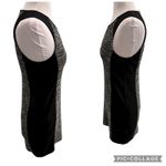 Eileen Fisher  Black Grey Tweed Dress Blazer Jacket Set Colorblock Medium Petite Photo 8