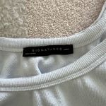 Signature 8  White Crop Tops Photo 2