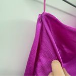 Solace London Marcie One Shoulder Draped Knot Mini Dress in Fuchsia Pink Sz 2 Photo 7