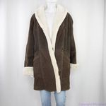 wilson's leather Wilsons penny lane suede shearling lining brown leather coat/jacket, siz…‎ Photo 14
