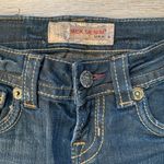 Mek Denim  Dark Wash Distressed Santiago Straight Leg Jeans 26 x 32 Photo 2
