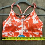 Nike  Indy Icon Clash Orange White Longline Sports Bra S Photo 5