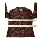 Christopher & Banks Corduroy Jacket Women’s M 100% Cotton Red Green Used Photo 8