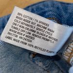 Wild Fable Womens High Rise Button Fly Distressed Boyfriend Crop Jeans Blue Sz 6 Photo 5