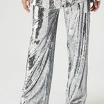 Forever 21 Metallic Sequin Shirt & Pants Set Photo 3