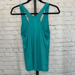 Nike Pro Green Logo Razorback Tank Top Photo 1