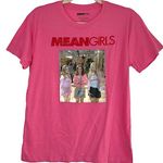 Mean Girls Movie Picture Graphic Tee Short Sleeve Printed Pink Photo 0