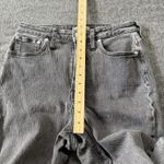 Madewell  Curvy Perfect Vintage Jeans Women's 28 Faded Black Denim Textured Photo 9