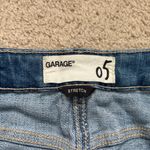 Garage Blue Jean Shorts Distressed Cuffed Photo 1