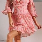 Hello Molly Pink Floral Dress Photo 0