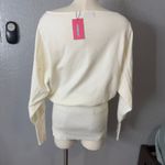 Edikted  Eve Off The Shoulder Sweater Dress, Cream, M Photo 1