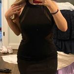 Charlotte Russe Bodycon Black cutout homecoming dress small Photo 1