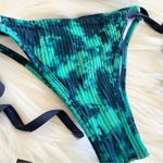 Yandy Two Piece Blue Tie Dye Bikini Set Adjustable Small/Medium NEW WITH TAGS Photo 10