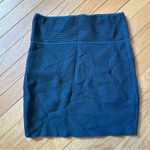 Babaton Aritzia  Sculpt Knit Stretch Ribbed Mini Skirt Womens Large Teal Photo 5