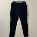 Theory NWT Shawn Pull-On Ponte Knit Pants Polish Ponte Black Size Large Photo 6
