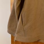 J.Crew Womens Pullover Sweater Button Front Camel Sherpa Tunic NWT Size Large Photo 2