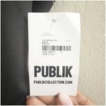 Publik Women’s Ruffled Black Bodysuit Size Large NWT Stretchy Vamp Goth Party Photo 4