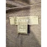 J.Crew  Sleeveless Tank Curve Hem Midi Cover Up Casual Dress Round Neck L Black Photo 6