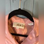 Vintage Amanda Pale Pink Silky Satin Button Down Blouse | Size 13/14 Photo 1