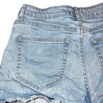 Forever 21 Womens Denim Blue Jean Floral Embroidered Cut Off High Waist Size 28 Photo 6