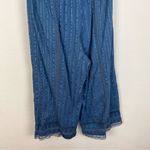 Tularosa Blue Strapless Tie Front Jumpsuit Photo 5
