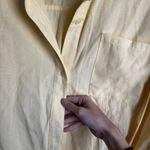 Le lis  Yellow Button Down Shirt Photo 4