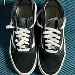 Vans Classic Black and White Lace Up Low Tops Photo 0