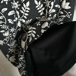 Eliza J  Jacquard Knit Sheath Dress NEW Size 2 Black White Floral Print Fitted Photo 5