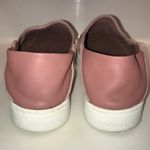 Vince  Women’s Garvey Leather Suede Pink and White Slip-On Shoes Photo 5