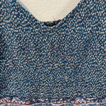 Patrons of Peace Floral Paisley Patterned Smocked Peplum Top Sleeveless Size L Photo 2