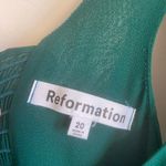 Reformation Twilight Dress in Emerald SZ 20 Photo 12