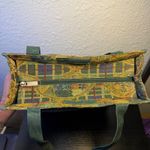 VTG 90s Tapestry Golf Tournament Tote Bag & Coin Purse Pouch Plaid Large Purse Green Photo 6