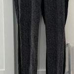 Drew ‎ Leggings Color Block Black & Gray Tweed Zide Zippers size XS Photo 0