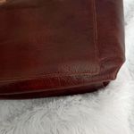 PORTLAND LEATHER | Zipper Cinnamon Bear Red Brown Tan Handles Tandles | Large Photo 3