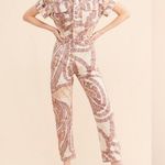 Free People We The Free Marci Printed Paisley Coverall Jumpsuit Photo 0