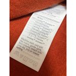 Madewell  Rust Coral Linen Ruffle Sleeve V Neck Button Down Boxy Tank Shirt Top 4 Photo 4