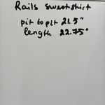 Rails  Women’s Marlo Gray Abstract Cheetah Sweatshirt Side Zip Detail size S Photo 12