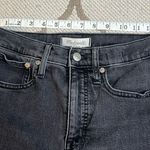 Madewell  Classic straight Jean washed black high rise jeans Photo 12
