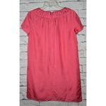 Lilly Pulitzer 100% silk pink embroidered Kathleen shift dress preppy Small. Photo 3