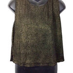 She + Sky black and gold sparkle crop Top Large Photo 0