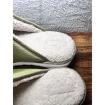 Anthropologie Maeve Moss Green Puffy Platform Shoes Slippers Size L 10/11 Comfy Photo 1