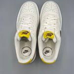 Nike Chic and Comfortable:  Women's Court Vision Low - Sail/Yellow/Brown Size 8.5 Photo 5