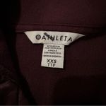 Athleta Sherpa Snap Sweatshirt Size XXS Maroon Long Sleeve Cozy Fleece Pullover Photo 6