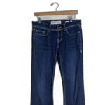 BKE Denim Stella Jeans Womens 28L Dark Wash Blue Bootcut Stretch Contrast Stitch Photo 2