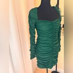 Michael Costello x Revolve Green Mini Dress Women’s Small Festive Party Cocktail Photo 2