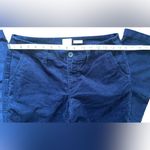 A New Day Womens Size 4 Navy Corduroy Flat Front Stretch Pants Photo 3