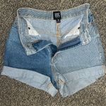 BDG High-Waisted Contrast Color Mom Jean Shorts Photo 2