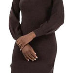 Nina Leonard #116  Ribbed Knit Stretch Sweater Dress Photo 0