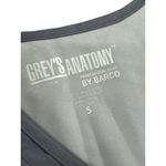 Grey's Anatomy Grey’s Anatomy Modern Classic Fit V-Neck Scrub Top Granite Small 3 Pockets 41452 Photo 3