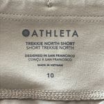 Athleta  Trekkie North Short Size 10 Sand Running Hiking Outdoor Shorts Khaki Photo 4